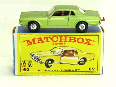 Lesney Matchbox  #62 Cougar With Original  Box • $55