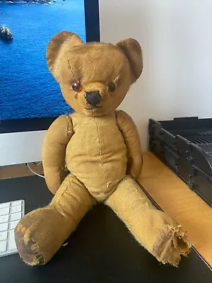 Early Chad Valley Teddy Bear In Need Of TLC/Restoration Vintage Antique • £36