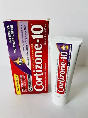 Cortizone 10 Maximum Strength INTENSIVE MOISTURE Creme Cream - 2 Oz/56 G - 07/25 • $9.90