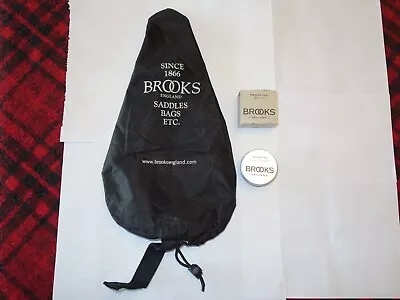 Brooks Of England Bicycle Saddle Rain Cover - Vintage - Plus Brooks Proofide • $49