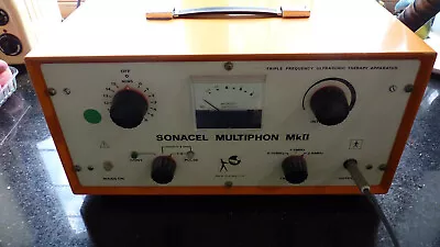 Vintage Rank Sonacel Multiphon Mk2 Ultrasound Frequency Ultrasonic Therapy • £70