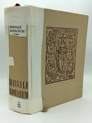 Roman Missal MISSALE ROMANUM - 1970 Edition In Latin Catholic Mass Vatican II • $250