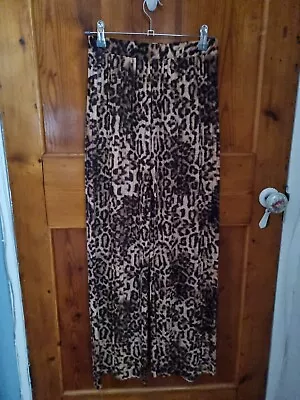 H&M Size EU 32 Lepoard Print Trousers • £2.50