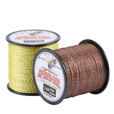 10-60LB Weave Strong Braided Fishing Line PE Braided 4 Strands Fishing Line • $5.56