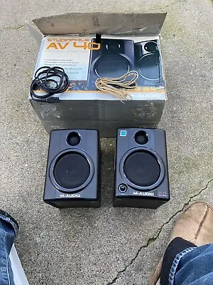 M-Audio Studiophile AV 40 Speaker - Tested And Works  • $125