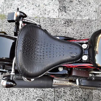 Motorcycle Alligator Large Solo Seat For Harley Street Glide Chopper Bobber HG • $69.77