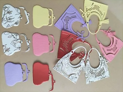 6 Handbags And Purses With Bows Fashion Die Cuts  • £1.40