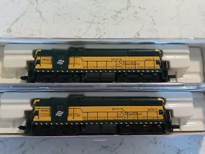 2 N Scale Lifelike SD 7 Locomotives ~ Chicago Northwestern • $55