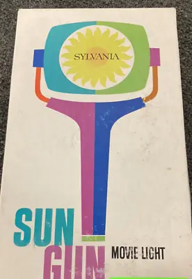 Vintage Sylvania Sun Gun Movie Light SG-50 Tested Works • $18.99