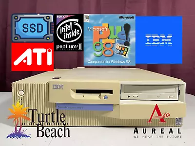 *RESTORED W/ SSD* IBM PC 300PL Windows 98 SE Plus! Vintage Retro Gaming Computer • $499.95