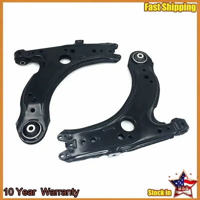 $47.27 • Buy New Pair Of 2 Front Lower Control Arms For Volkswagen Beetle Golf Jetta