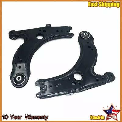 New Pair Of 2 Front Lower Control Arms For Volkswagen Beetle Golf Jetta • $47.27