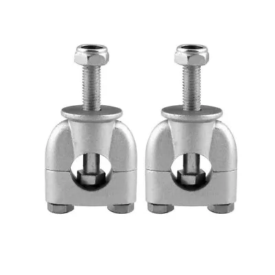 HandleBar Bar Mount Clamps Risers Adapter 7/8'' 22mm Fit For ATV Dirt Bike CNC • $13.72