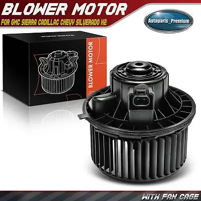 HVAC A/C Heater Blower Motor W/ Fan Cage For Chevy Silverado GMC Sierra 03-06 • $33.99