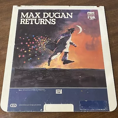 Max Dugan Returns - CED SelectaVision Videodisc 1983 Comedy. • $9.99