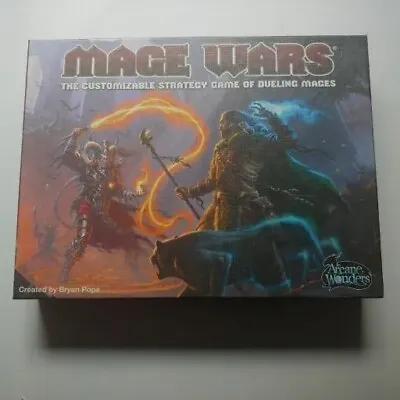 Mage Wars COMPLETE Never Played Arcane Wonders Customizable Strategy Game • $38.21
