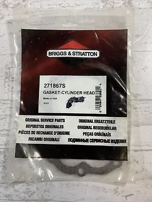 Briggs & Stratton 271867S Cylinder Head Gasket OEM • $8.46