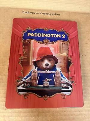 Paddington 2 (2017) Rare UK Reg B Blu-ray Steelbook VGC • £37.99