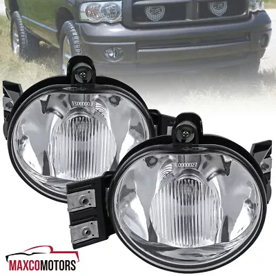 Fog Lights Fits 2002-2008 Dodge Ram 1500 2500 3500 Pickup Clear Driving Bumper • $25.49