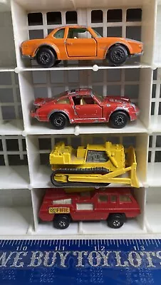 Vintage Matchbox Superfast SF Lot Of 4 - Porsche Dozer Fire Restore Repair 1970s • $9.95