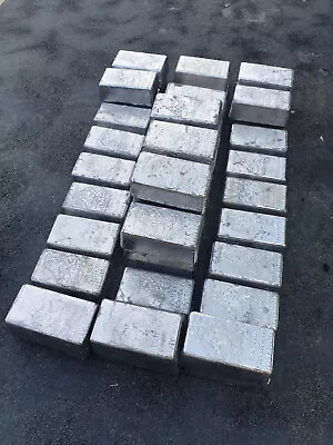 Clean Soft Pure Lead Ingots 10+ Pounds For Casting/fishing/reloading • $34.95