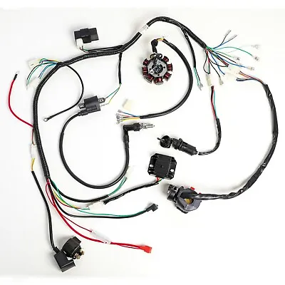 Complete Electrics Atv Quad 200cc 250cc Cdi Coil Wiring Harness Zongshen Lifan • $79.54