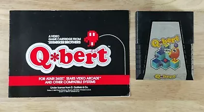 Q*BERT🔥 (Atari 2600) By Parker Brothers. Retro Vintage NTSC🔥 • $199.99