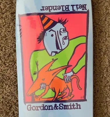 NEW / Gordon And Smith G&S NEIL BLENDER Old School Skateboard Deck Reissue / NOS • $175
