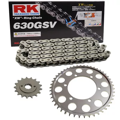 Chain Set Kawasaki Z 750 Ltd 80-82 Chain RK 630GSV 84 Open 13/33 • £149.02