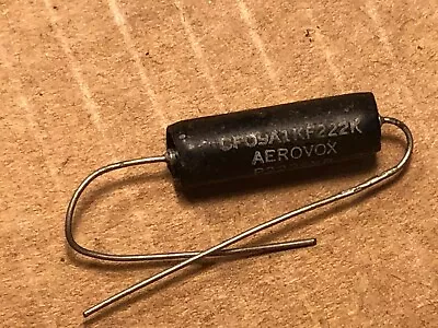 NOS Vintage .0022 Uf 600v Aerovox Vitamin Q Capacitor Treble Bleed Tone Cap (Qty • $5