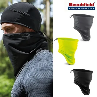 Beechfield Softshell Sports Tech Neck Warmer B320 - Breathable Windproof Snood • £8.19