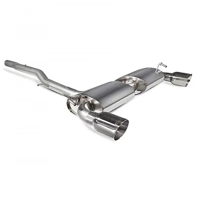 VW Golf Mk4 R32 2.75  Non-Resonated Catback Exhaust Polished Daytona (Twin) Tip • $613.40