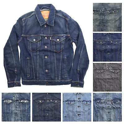 Levi's Trucker Jacket Men's Jean Jacket Classic Denim With Pockets • $59.99