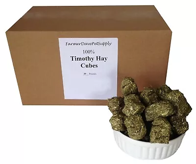 10 Lb Timothy Hay Mini Cubes For Pets • $36.49