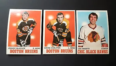 1970-71 Topps Hockey - Pick A Card ULTRA HIGH GRADE Nrmt Complete Your Set • $4.99