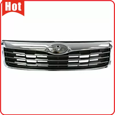 Fits 2009 2010 Subaru Forester Front Bumper Silver Plastic Grille Chrome Grill • $44.09