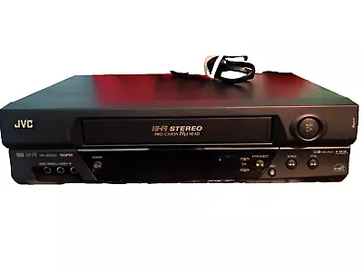 🌟 Excellent Cond. JVC HR-A592U PRO-CISION 4 Head Hi-Fi Stereo VHS VCR No Remote • $25