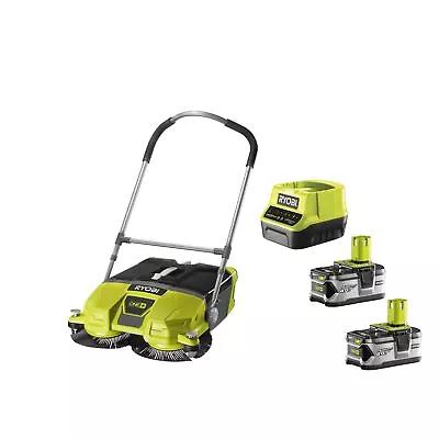 Ryobi R18SW3-0 Sweeper Battery 18V ONE+ 53cm 17 Lt 140 Rpm Kit 2x4.0 Ah • £727.99