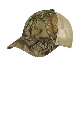 Port Authority C929 Camouflage Snap Back Hat Mesh Back Low Profile Cap • $10.40