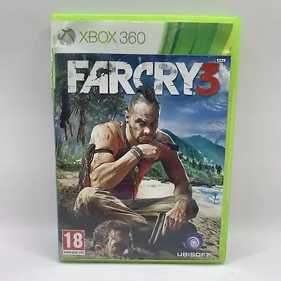 Far Cry 3 Xbox 360 2012 Shooter Ubisoft MA15+ VGC Free Postage • $9.95