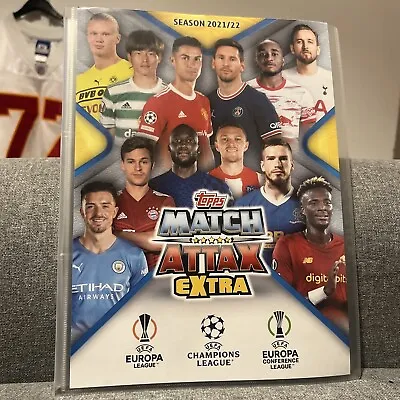 Topps Match Attax Extra 21/22 Bundle - Folder & Job Lot Of Cards • £23.99