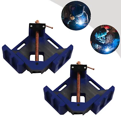 Woodworking Welding Clamping Tool 4  90 Degree Right Angle Corner Clamps 2Pcs • $63