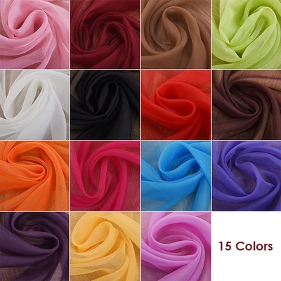 £6.70 • Buy Made Plain Tassel Voile 45*45cm Swag Net Curtain Pelmet Valance Drapes Decor