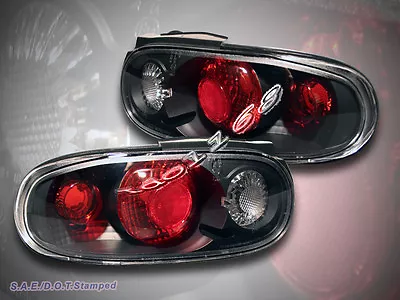 90-97 Mazda Miata MX-5 BLACK Tail Lights 91 92 93 94 95 96 BRAND NEW • $74.99