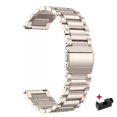 18mm 20mm 22mm 24mm Replacement Stainless Steel Metal Band Bracelet Watch Strap • $11.99