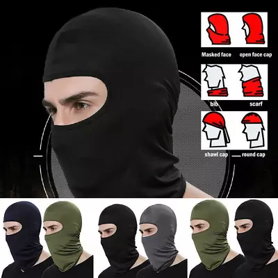 $5.99 • Buy Balaclava Face Mask UV Protection Ski Sun Hood Tactical Masks For Men Women
