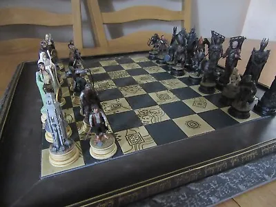 £99.99 • Buy Lord Of The Rings The Final Battle Chess Collection Full Set Board & Magazines