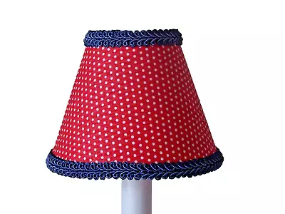 Red & Blue July 4th USA Chandelier Shade 5  Mini Lamp Sconce Shade Boys Sports • $5