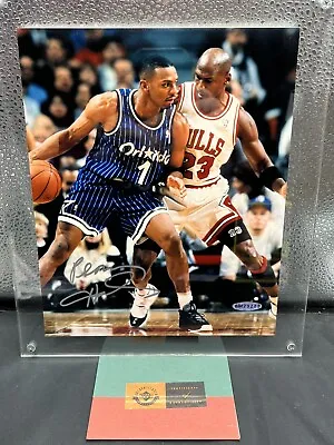 Anfernee Penny Hardaway 8X10 Signed Photo Upper Deck COA W/ Michael JORDAN RARE! • $149.99