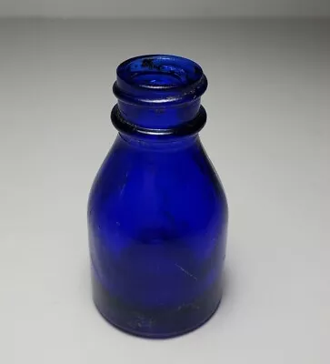 Vintage Vicks Cobalt Glass Drops Bottle • $10.89